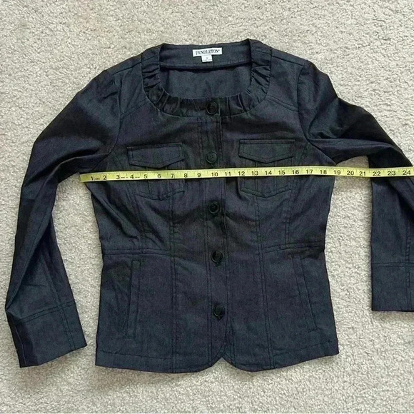 Pendleton Stretch Blazer Jacket Women’s Size Small Black/Charcoal NWT $168 - Picture 12 of 16